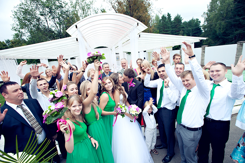 групповое фото с гостями свадьбный фотограф в москве фото с гостями